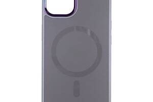 Чехол TPU Foggy with Magsafe Apple Iphone 13 Grey