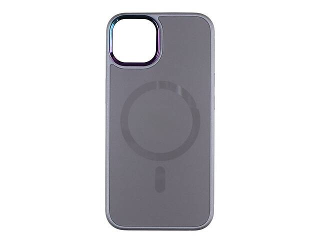 Чехол TPU Foggy with Magsafe Apple Iphone 14 Grey