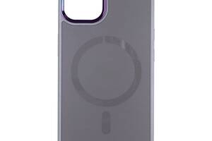 Чехол TPU Foggy with Magsafe Apple Iphone 14 Pro Grey