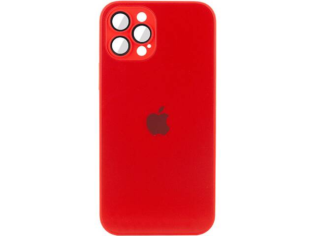 Чехол TPU+Glass Epik Sapphire matte case Apple iPhone 12 Pro Max 6.7' Cola Red