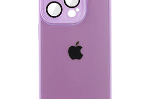 Чехол TPU+Glass Epik Sapphire Midnight Apple iPhone 12 Pro 6.1' Сиреневый / Lilac