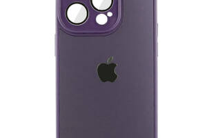 Чехол TPU+Glass Epik Sapphire Midnight Apple iPhone 12 Pro 6.1' Фиолетовый / Deep Purple