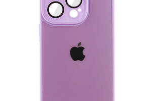 Чехол TPU+Glass Epik Sapphire Midnight Apple iPhone 13 Pro 6.1' Сиреневый / Lilac