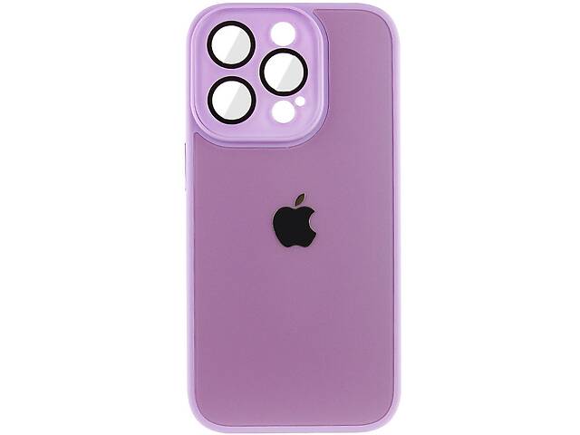 Чехол TPU+Glass Epik Sapphire Midnight Apple iPhone 13 Pro 6.1' Сиреневый / Lilac