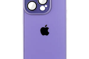 Чехол TPU+Glass Epik Sapphire Midnight Apple iPhone 13 Pro 6.1' Сиреневый / Dasheen