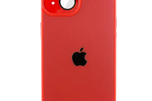 Чехол TPU+Glass Epik Sapphire Midnight Apple iPhone 14 6.1' Красный / Red