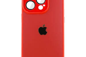 Чехол TPU+Glass Epik Sapphire Midnight Apple iPhone 14 Pro 6.1' Красный / Red