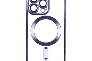 Чехол TPU Metallic Full Camera Magsafe Apple iPhone 11 Dark Purple