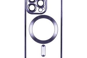 Чехол TPU Metallic Full Camera Magsafe Apple iPhone 12 Dark Purple