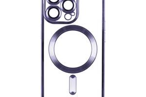 Чехол TPU Metallic Full Camera Magsafe Apple iPhone 14 Pro Max Dark Purple