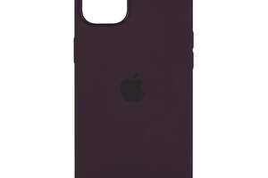 Чехол усиленной защиты MagSafe Silicone Apple iPhone 14 Plus Elderberry