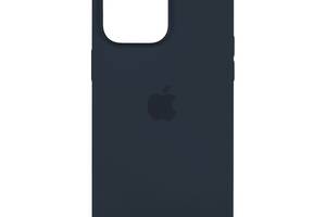 Чехол усиленной защиты MagSafe Silicone Apple iPhone 14 Pro Max Storm Blue