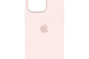 Чехол усиленной защиты MagSafe Silicone Apple iPhone 14 Pro Max Chalk Pink