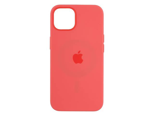 Чехол усиленной защиты MagSafe Silicone для Apple iPhone 13 Pink Pomelo