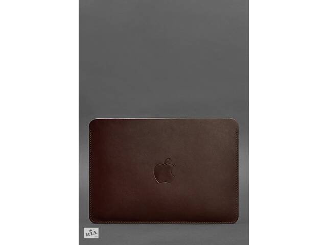 Чехол из натуральной кожи для MacBook 13 дюйм Бордовый BlankNote