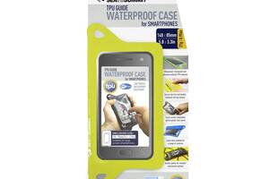 Чохол водонепроникний для смарт Sea To Summit TPU Guide W/P Case for Smartphones Lime (1033-STS ACTPUSMARTPHLI)