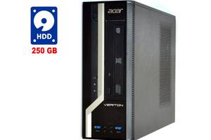 ПК Acer Veriton X2631G SFF / Intel Сore i3-4130 (2 (4) ядра по 3.4 GHz) / 4 GB DDR3 / 250 GB HDD / Intel HD Graphics...