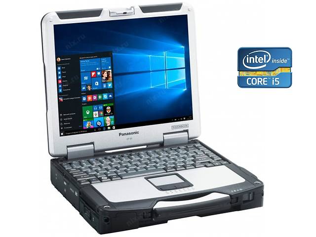 Защищенный ноутбук Panasonic Toughbook CF-31 / 13.1' (1024x768) TN / Intel Core i5-5300U (2 (4) ядра по 2.3 - 2.9 GHz...