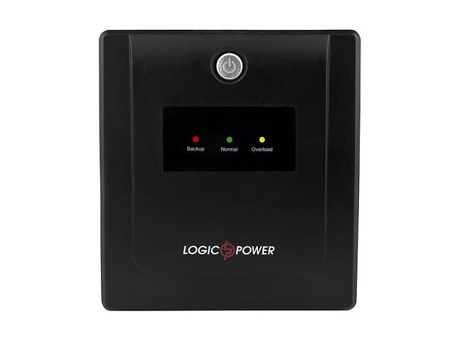 ДБЖ LogicPower LPM-U1100VA-P, Lin.int., AVR, 4 x євро, LED, пластик