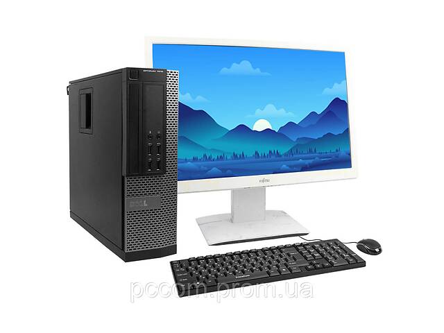 Системный блок Dell OptiPlex 7010 SFF Intel Core i5-3470 4Gb RAM 250Gb HDD + 24' Монитор TN