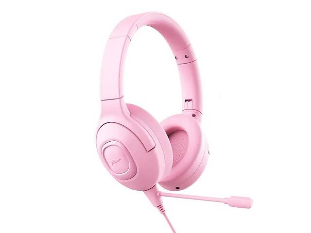 Детские наушники Picun Q5 проводные с микрофоном Pink (3_01861)