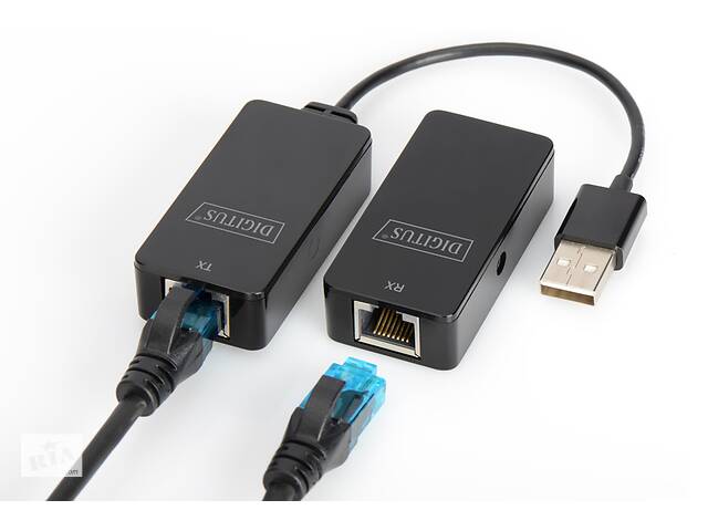 Digitus Удлинитель USB 2.0 - UTP Cat5, 50m