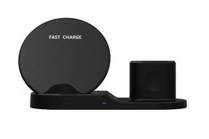 Док-станция беспроводная wireless fast charger 3 в 1 5560