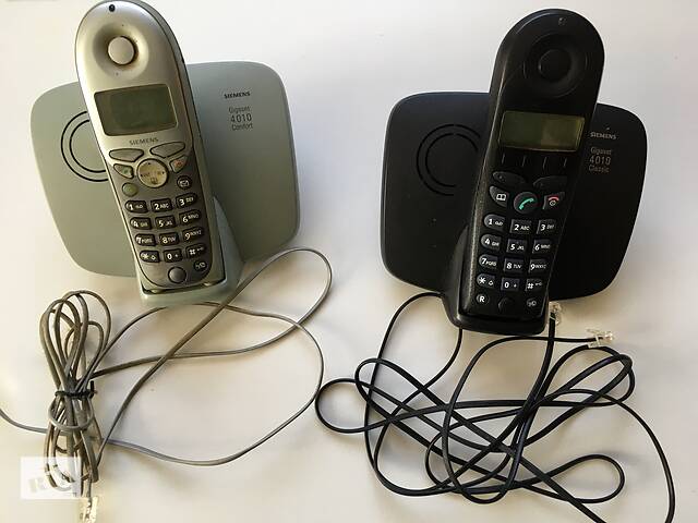 Два Радіо телефони Siemens Gigaset 4000 з Європи на запчастини