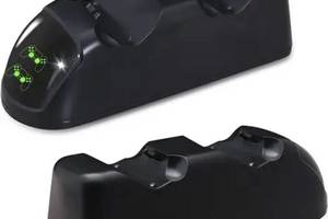 Двойная зарядная станция Dobe для геймпадов PlayStation (PS4 / PS4 Slim / PS4 Pro) Dualshock 4 с LED индикатором Черная