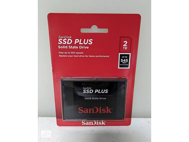 Диск SanDisk SSD Plus 2TB 2.5' SATAIII TLC (SDSSDA-2T00-G26)