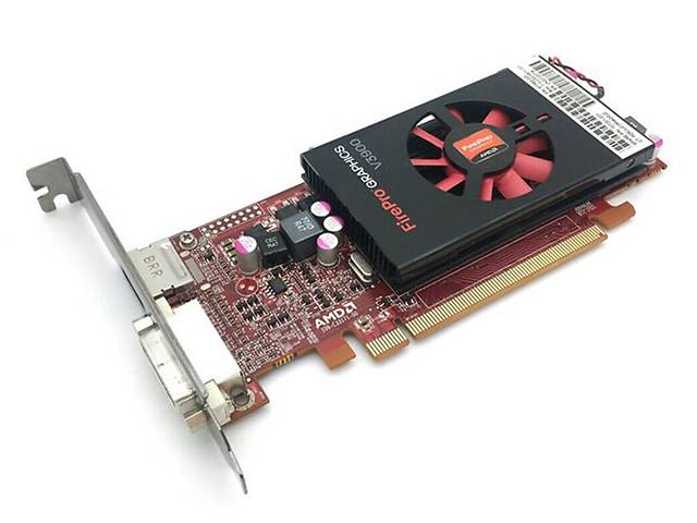 Дискретная видеокарта AMD FirePro V3900, 1 GB GDDR3, 128-bit / 1x DVI, 1x DP