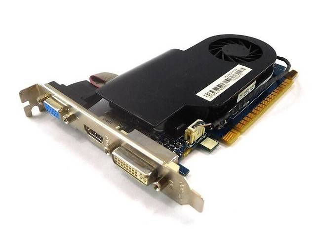 Дискретная видеокарта nVidia Geforce GT 440, 1 GB DDR3, 128-bit / 1x DVI, 1x VGA, 1x DP