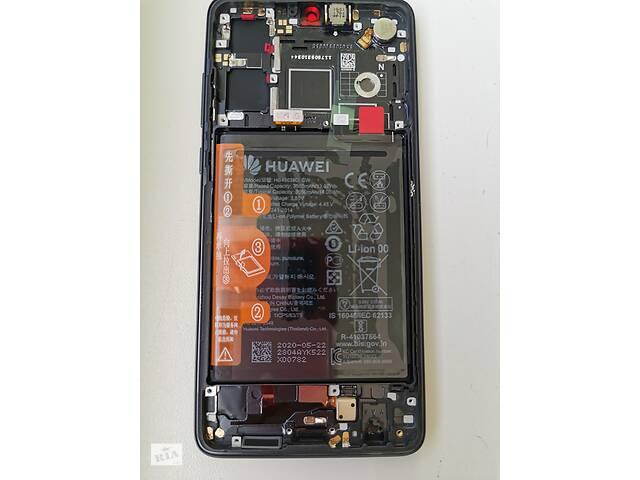 Дисплейний модуль, екран, дисплей для Huawei P30 Black (ELE-L29) (orig)