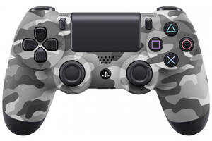 Джойстик аккумуляторный Sony PS 4 DualShock 4 V2 Wireless Controller серый камуфляж (1962428894)