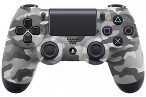 Джойстик на аккумуляторе Sony PS 4 DualShock 4 V2 Wireless Controller серый камуфляж