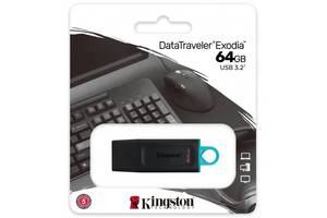 Флеш накопичувач Kingston Datatraveler Exodia 64Gb usb 3.0 флешка