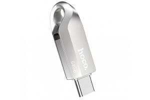 Флешка HOCO USB3.0 Type-C OTG UD8 64GB Silver