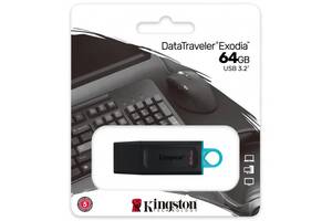 флешка kingston datatraveler exodia 64 gb usb 3.0