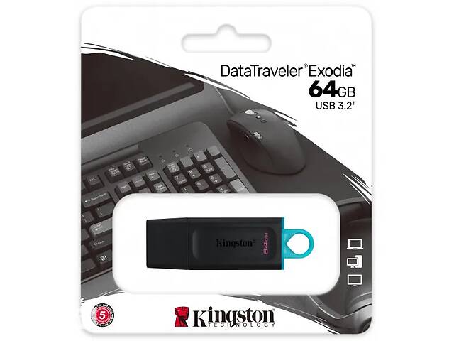 флешка kingston datatraveler exodia 64 gb usb 3.0