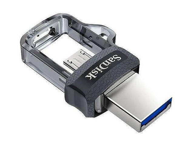 Флешка SanDisk Ultra Dual OTG USB 3.0 64Gb SDDD3-064G-G46 Черная