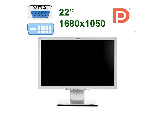 Монитор Fujitsu B22W-7 / 22' (1680x1050) TN / 4x USB, DVI, DP, VGA / встроенные колонки