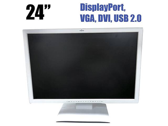 Монітор Fujitsu B24w-6/24& quot; (1920x1200) TFT TN/USB 2.0, DVI-D, DisplayPort, VGA, Audio/Вбудовані колонки