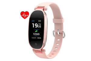 Фитнес браслет Smart Band S3+H Girl (Color Screen) Светло-розовый