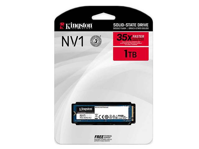 Гарантия 3 года! SSD m2 NVMe накопитель Kingston NV1 1 TB m.2