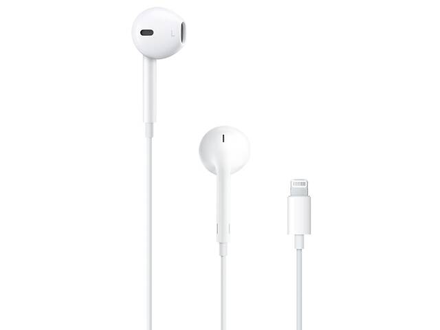 Гарнитура Apple MMTN2ZM/A EarPods with Lightning Connector Белый (6793492)