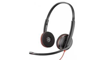 Гарнитура для колл центра наушники проводные Plantronics Blackwire C3220 USB-A (209745-201) N