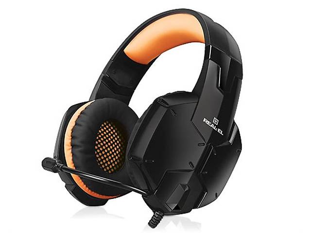 Гарнитура REAL-EL GDX-7700 Black/Orange (EL124100016)