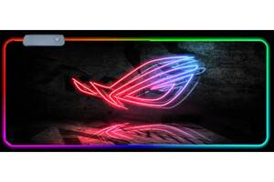 Геймерский коврик Sky для мышки с RGB-подсветкой на 360° ROG GM 900x400x4 (B004)