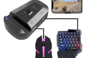 Геймпад- адаптер с игровой клавиатурой и мышкой для мобильных с MTK процессорами по Bluetooth 5.0 Sundy Mix M 2
