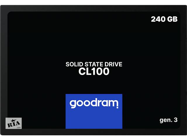 Goodram SSD CL100 Gen.3 240GB 2.5' SATA III 3D NAND TLC